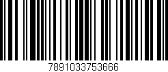 Código de barras (EAN, GTIN, SKU, ISBN): '7891033753666'
