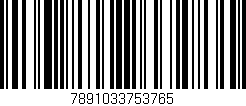 Código de barras (EAN, GTIN, SKU, ISBN): '7891033753765'