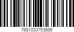 Código de barras (EAN, GTIN, SKU, ISBN): '7891033753888'