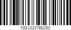 Código de barras (EAN, GTIN, SKU, ISBN): '7891033766260'