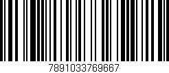 Código de barras (EAN, GTIN, SKU, ISBN): '7891033769667'