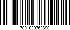 Código de barras (EAN, GTIN, SKU, ISBN): '7891033769698'