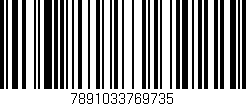 Código de barras (EAN, GTIN, SKU, ISBN): '7891033769735'