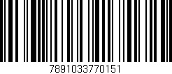 Código de barras (EAN, GTIN, SKU, ISBN): '7891033770151'