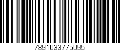 Código de barras (EAN, GTIN, SKU, ISBN): '7891033775095'