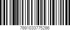 Código de barras (EAN, GTIN, SKU, ISBN): '7891033775286'