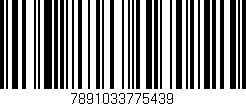 Código de barras (EAN, GTIN, SKU, ISBN): '7891033775439'