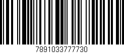 Código de barras (EAN, GTIN, SKU, ISBN): '7891033777730'