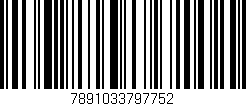 Código de barras (EAN, GTIN, SKU, ISBN): '7891033797752'