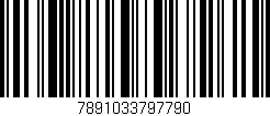 Código de barras (EAN, GTIN, SKU, ISBN): '7891033797790'