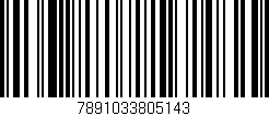 Código de barras (EAN, GTIN, SKU, ISBN): '7891033805143'