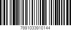 Código de barras (EAN, GTIN, SKU, ISBN): '7891033910144'