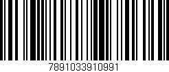 Código de barras (EAN, GTIN, SKU, ISBN): '7891033910991'