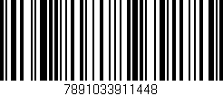 Código de barras (EAN, GTIN, SKU, ISBN): '7891033911448'