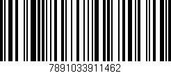 Código de barras (EAN, GTIN, SKU, ISBN): '7891033911462'