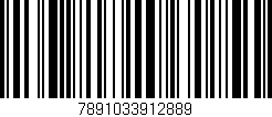 Código de barras (EAN, GTIN, SKU, ISBN): '7891033912889'