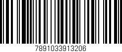 Código de barras (EAN, GTIN, SKU, ISBN): '7891033913206'