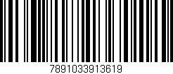 Código de barras (EAN, GTIN, SKU, ISBN): '7891033913619'