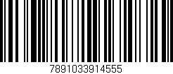 Código de barras (EAN, GTIN, SKU, ISBN): '7891033914555'