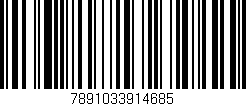 Código de barras (EAN, GTIN, SKU, ISBN): '7891033914685'