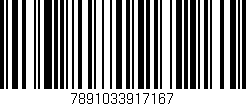 Código de barras (EAN, GTIN, SKU, ISBN): '7891033917167'