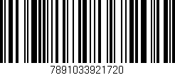 Código de barras (EAN, GTIN, SKU, ISBN): '7891033921720'