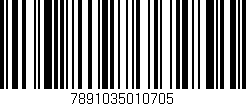 Código de barras (EAN, GTIN, SKU, ISBN): '7891035010705'