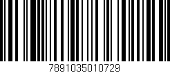 Código de barras (EAN, GTIN, SKU, ISBN): '7891035010729'