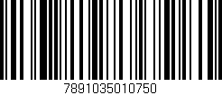 Código de barras (EAN, GTIN, SKU, ISBN): '7891035010750'