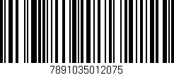 Código de barras (EAN, GTIN, SKU, ISBN): '7891035012075'