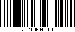 Código de barras (EAN, GTIN, SKU, ISBN): '7891035040900'