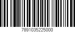 Código de barras (EAN, GTIN, SKU, ISBN): '7891035225000'