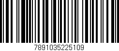 Código de barras (EAN, GTIN, SKU, ISBN): '7891035225109'