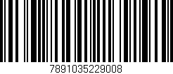 Código de barras (EAN, GTIN, SKU, ISBN): '7891035229008'