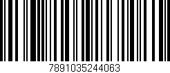Código de barras (EAN, GTIN, SKU, ISBN): '7891035244063'