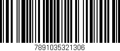 Código de barras (EAN, GTIN, SKU, ISBN): '7891035321306'