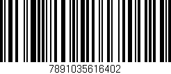 Código de barras (EAN, GTIN, SKU, ISBN): '7891035616402'