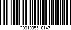 Código de barras (EAN, GTIN, SKU, ISBN): '7891035618147'
