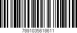 Código de barras (EAN, GTIN, SKU, ISBN): '7891035618611'