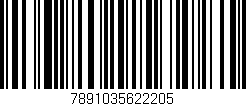 Código de barras (EAN, GTIN, SKU, ISBN): '7891035622205'