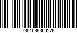 Código de barras (EAN, GTIN, SKU, ISBN): '7891035800276'