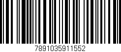 Código de barras (EAN, GTIN, SKU, ISBN): '7891035911552'