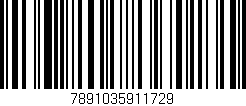 Código de barras (EAN, GTIN, SKU, ISBN): '7891035911729'