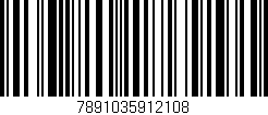 Código de barras (EAN, GTIN, SKU, ISBN): '7891035912108'