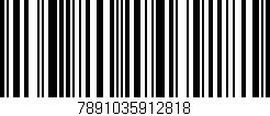 Código de barras (EAN, GTIN, SKU, ISBN): '7891035912818'
