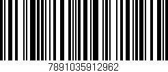 Código de barras (EAN, GTIN, SKU, ISBN): '7891035912962'