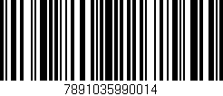 Código de barras (EAN, GTIN, SKU, ISBN): '7891035990014'