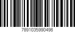 Código de barras (EAN, GTIN, SKU, ISBN): '7891035990496'