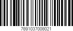 Código de barras (EAN, GTIN, SKU, ISBN): '7891037008021'
