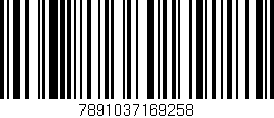 Código de barras (EAN, GTIN, SKU, ISBN): '7891037169258'